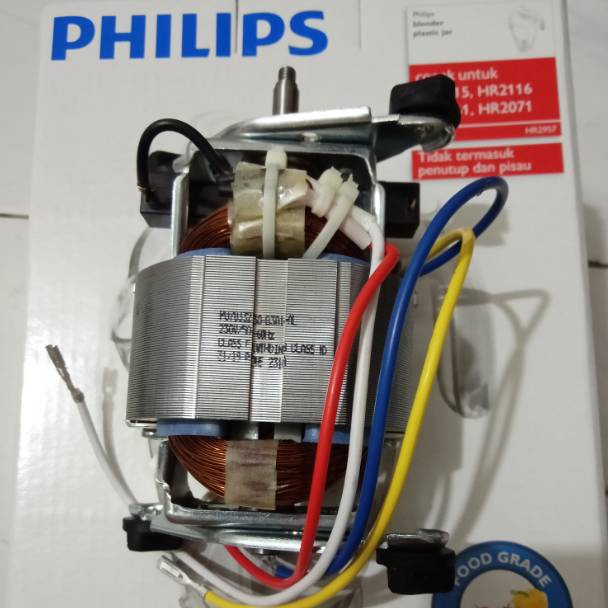 RECOMENDED Dinamo Blender Philips Original Hr261 Hr271 Hr2115 Hr2116 Hr1741 Hr1791