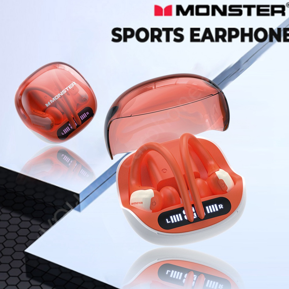 MENARIK Monster iSports LiteMonster Open Ear 22 TWS Wireless Bluetooth Headphones Sports Headphones 