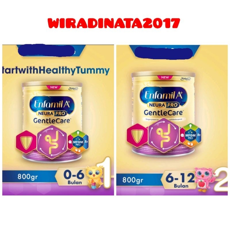 enfamil gentle care 1 2 800 gr 350 gram susu formula untuk bayi new born baru lahir 0-6 bulan 6-12 b