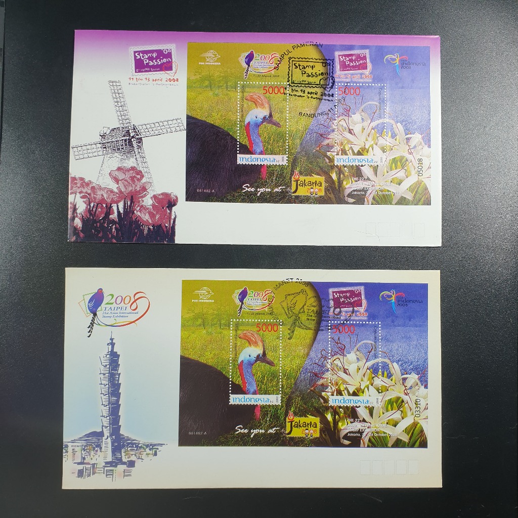 

Perangko SP 21st Asian International Stamp Exhibition Taipei 2008 Set