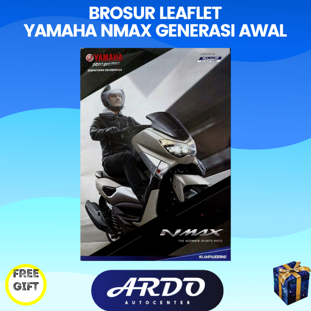 Brosur katalog motor Yamaha Nmax Generasi awal leaflet