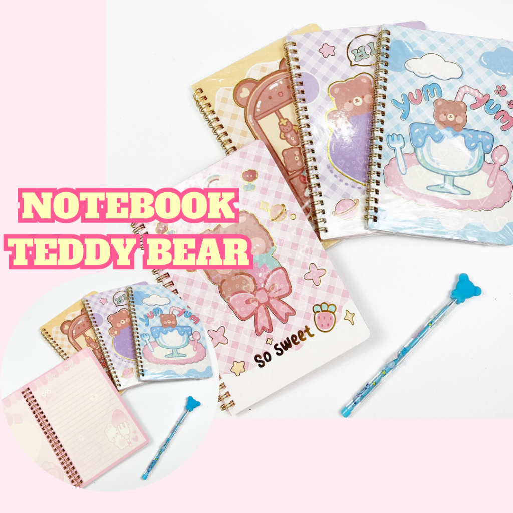 

BUKU TULIS NOTEBOOK TEDDY BEAR