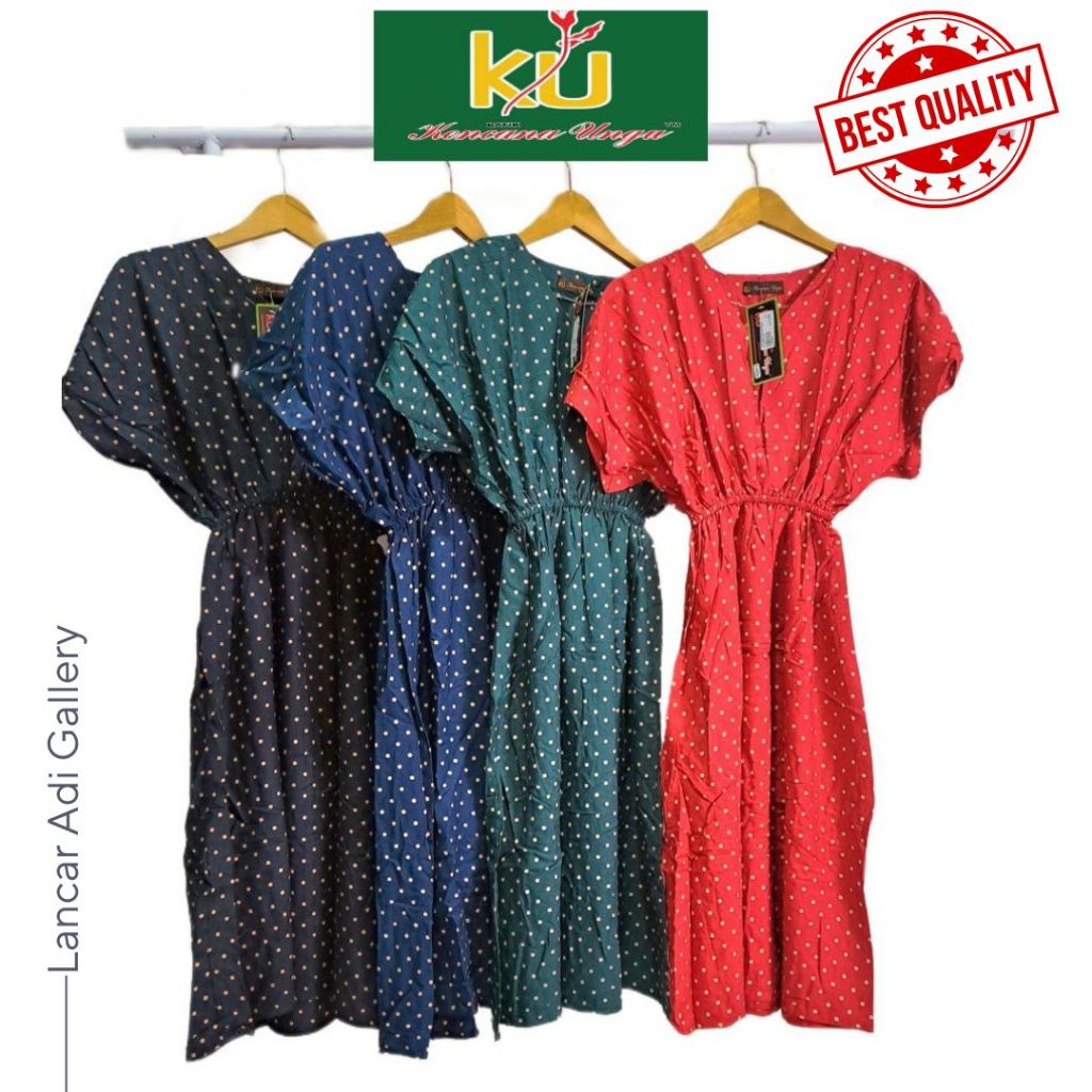 Kencana Ungu Daster Wanita Model Manohara Label Hitam