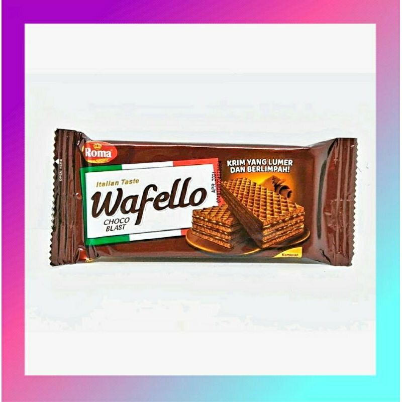 

Wafello Coklat 117g dan Wafello kelapa 114g