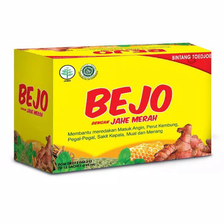 

NWI836 COD NEWPRODUCT Bejo Jahe Merah Herbal 15ml per Box isi 12 sachet