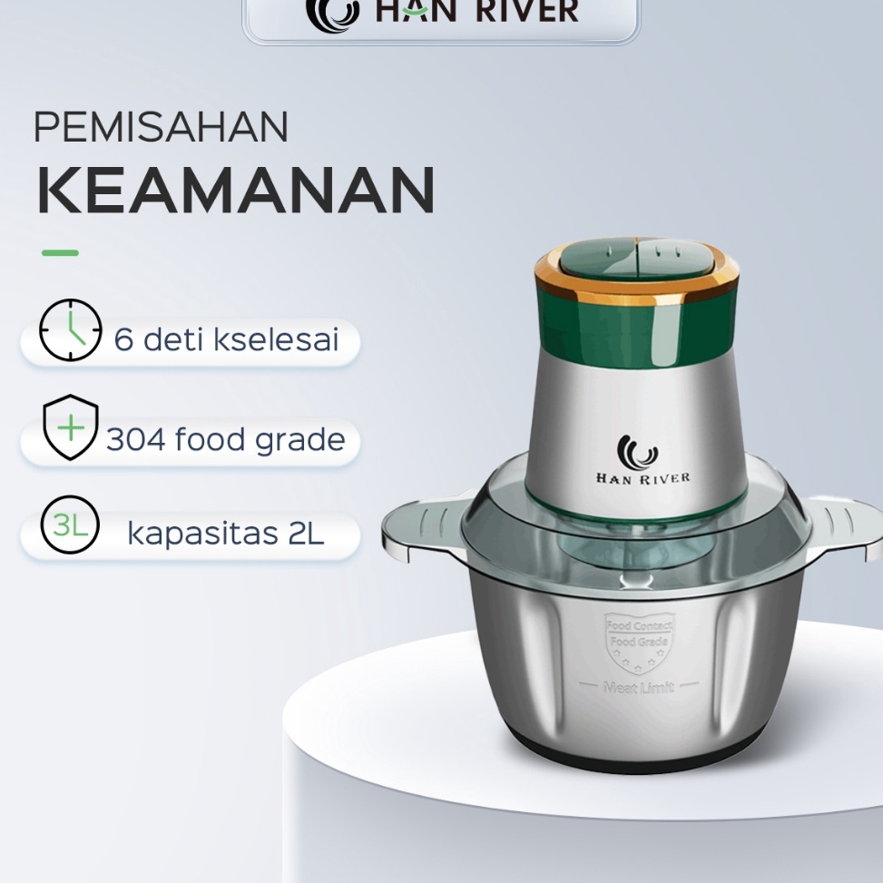 VIRAL HAN RIVER Blender HRJRJS2BK chopper 2L