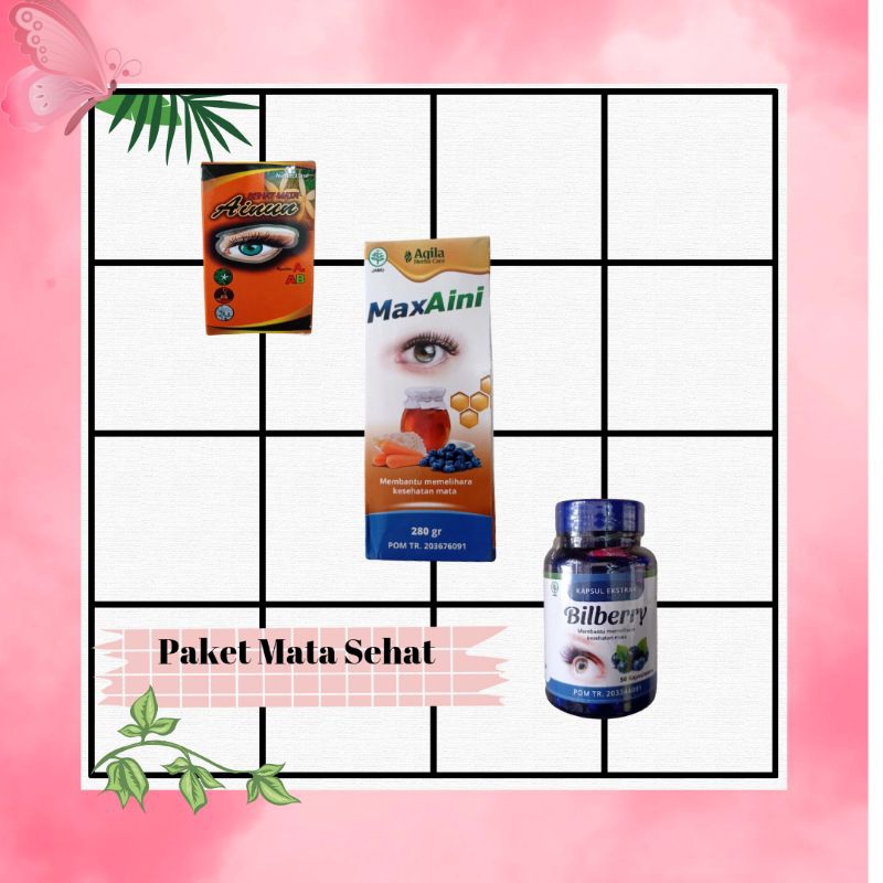 Herbal mata tetes Ainun untuk minus, plus, katarak dan glukoma