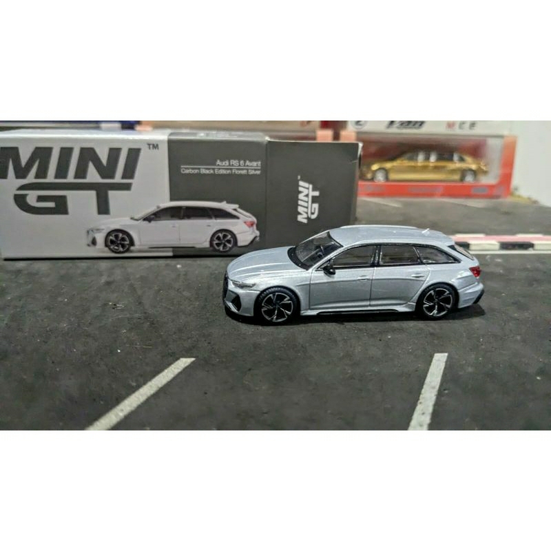 Diecast Mini GT Audi RS6 Avart Silver no 372