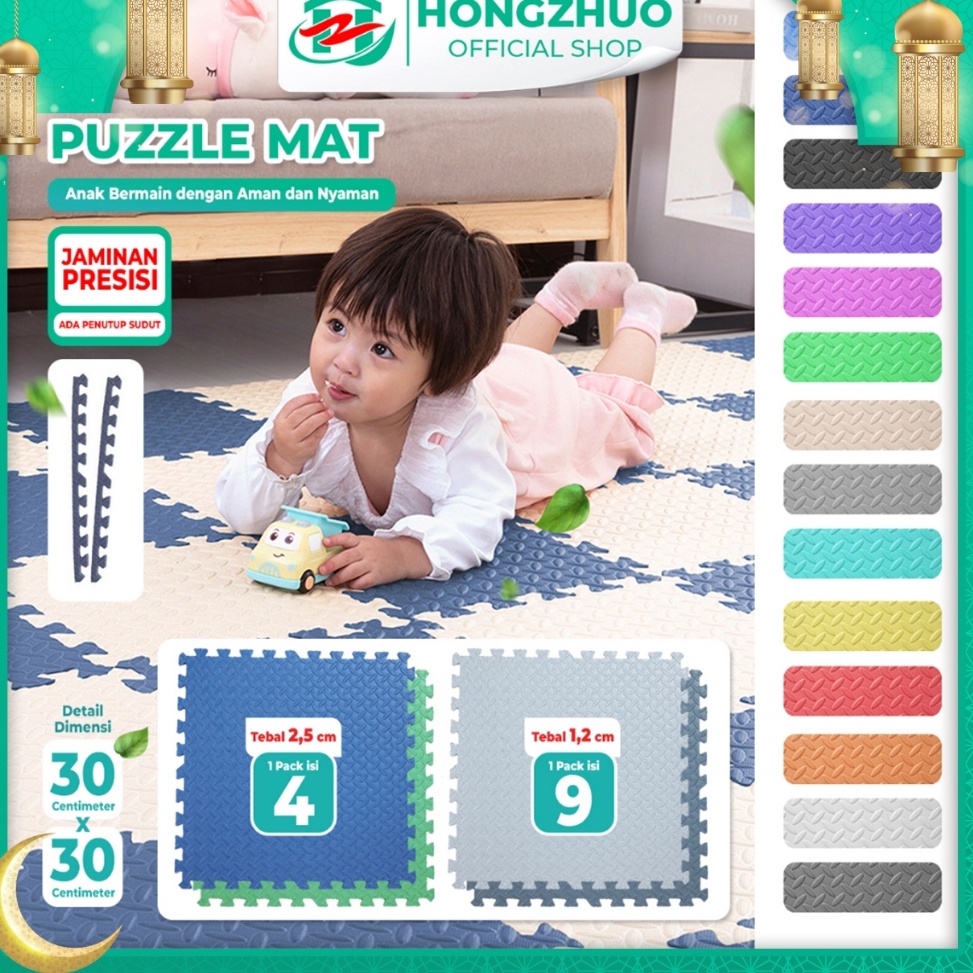 Murah Hongzhuo Karpet Puzzle Lantai Anak Puzzle Karpet Lantai Ketebalan 12mm  25mm