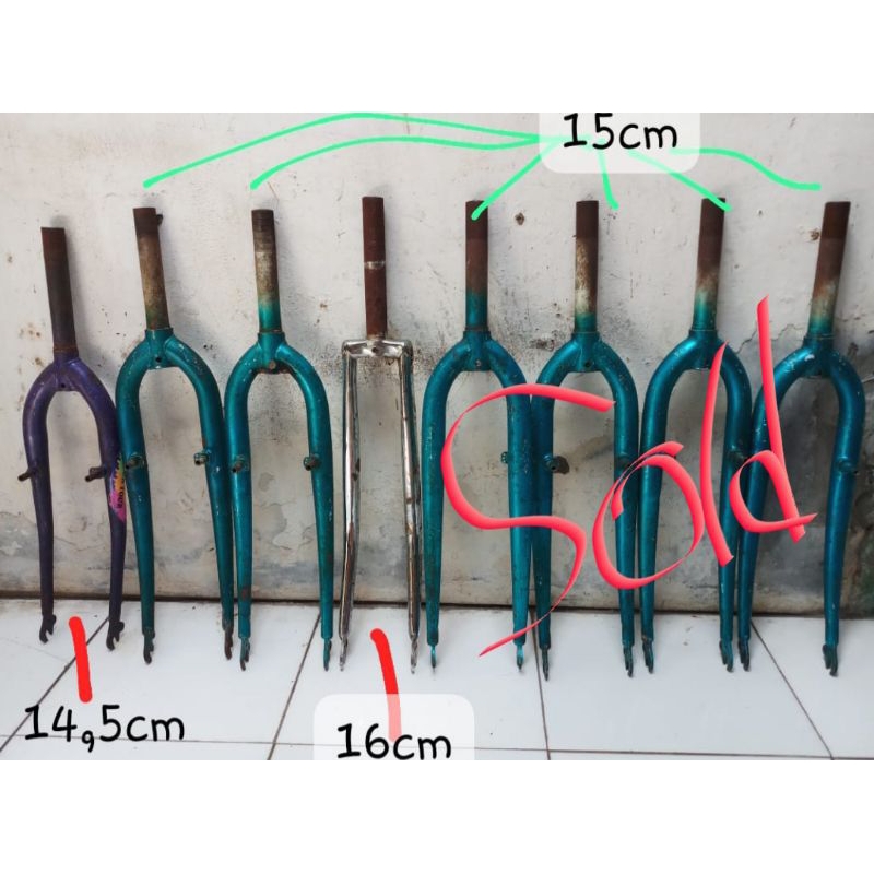 Fork Rigid Sepeda Federal & Vintage