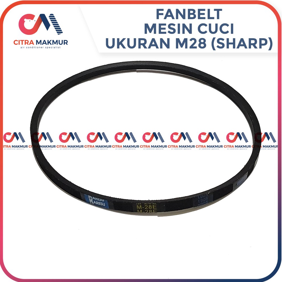 HARGA BERSAHABAT Vanbelt M28 Mesin Cuci Sharp Aqua matic magic Fan Belt Fanbelt M 28