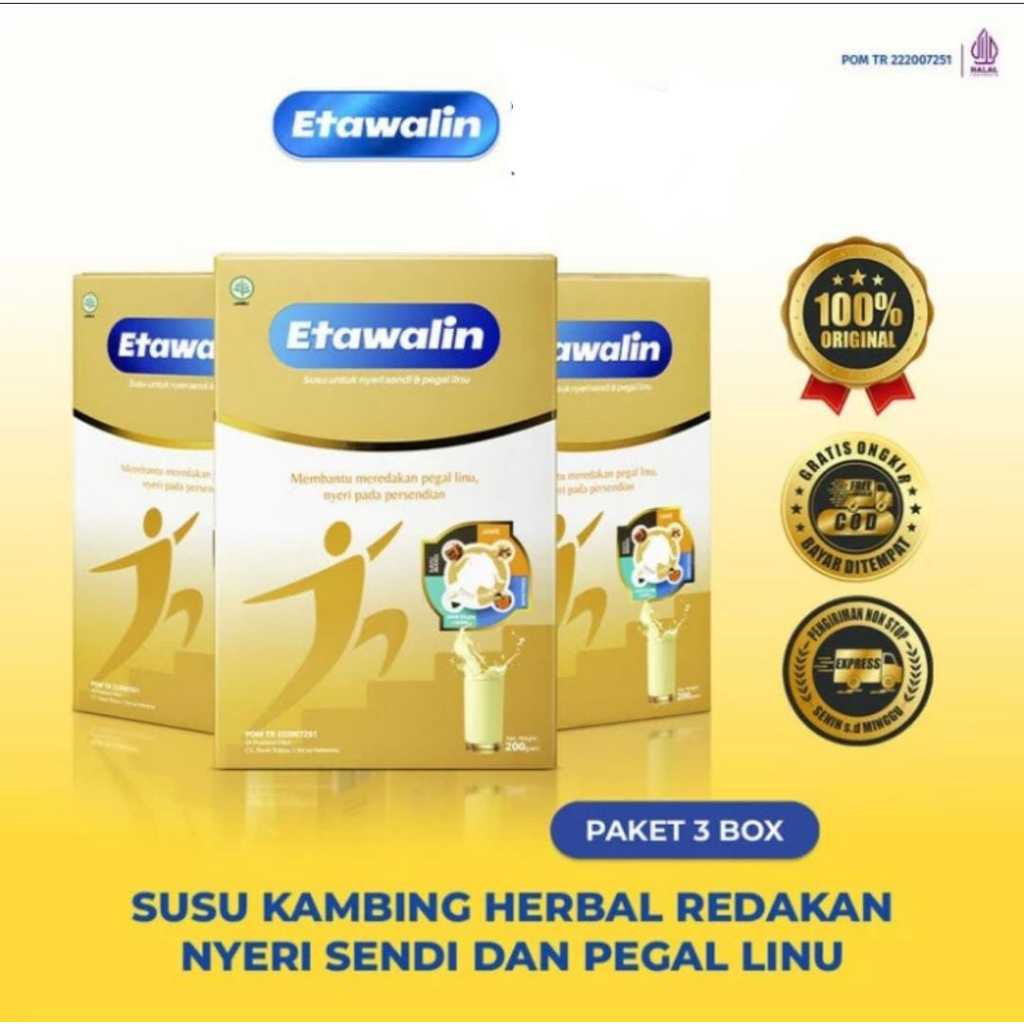 

Etawalin Susu Kambing Solusi Asam Urat Original 3 Box