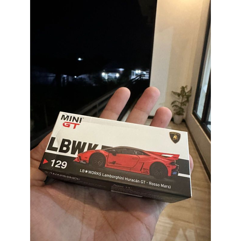 mini GT Lamborghini Huracan GT no.129 (Rosso Mars)
