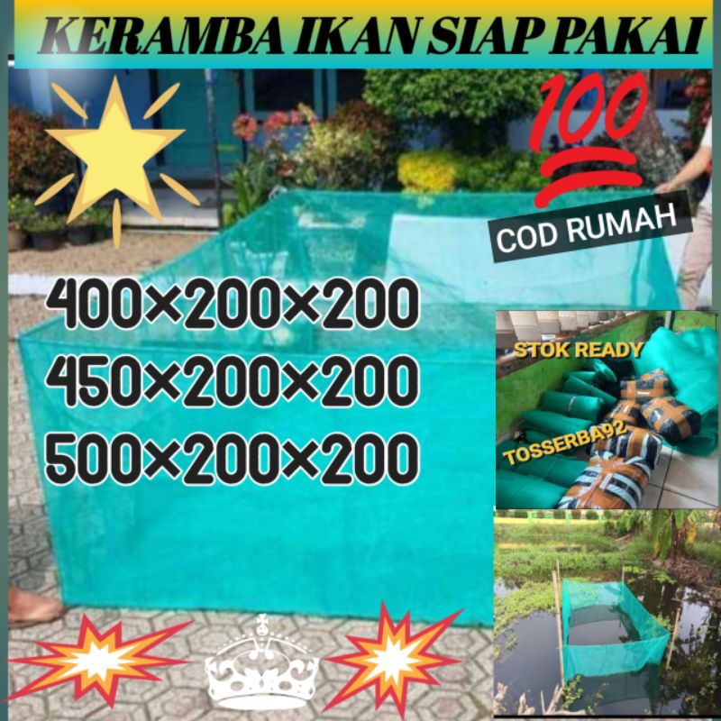 hapa ikan keramba ikan siap pakai