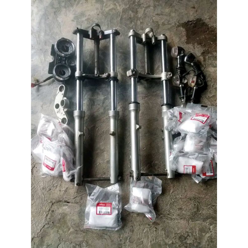 shok depan ninja rr/r/ss standart original copotan 2nd