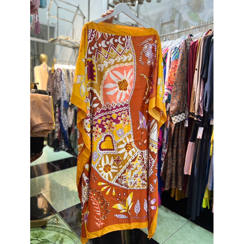 kaftan sutra premium vietnam dress sisterz/ longdress bangkok/ longdress import/ kaftan bangkok/ kaf