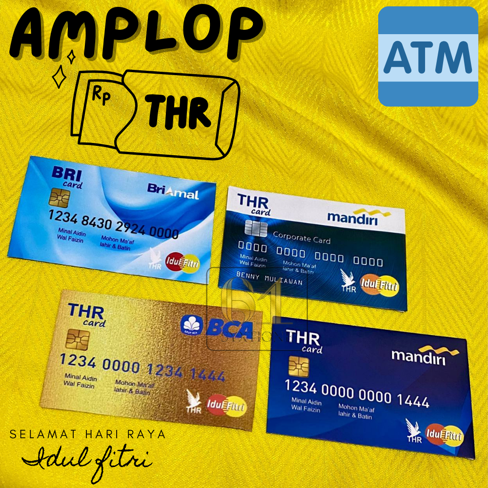 

[ ISI 100 LEMBAR ] KERTAS AMPLOP THR MOTIF ATM 2024 - AMPLOP RAMADHAN UNTUK BERBAGI THR