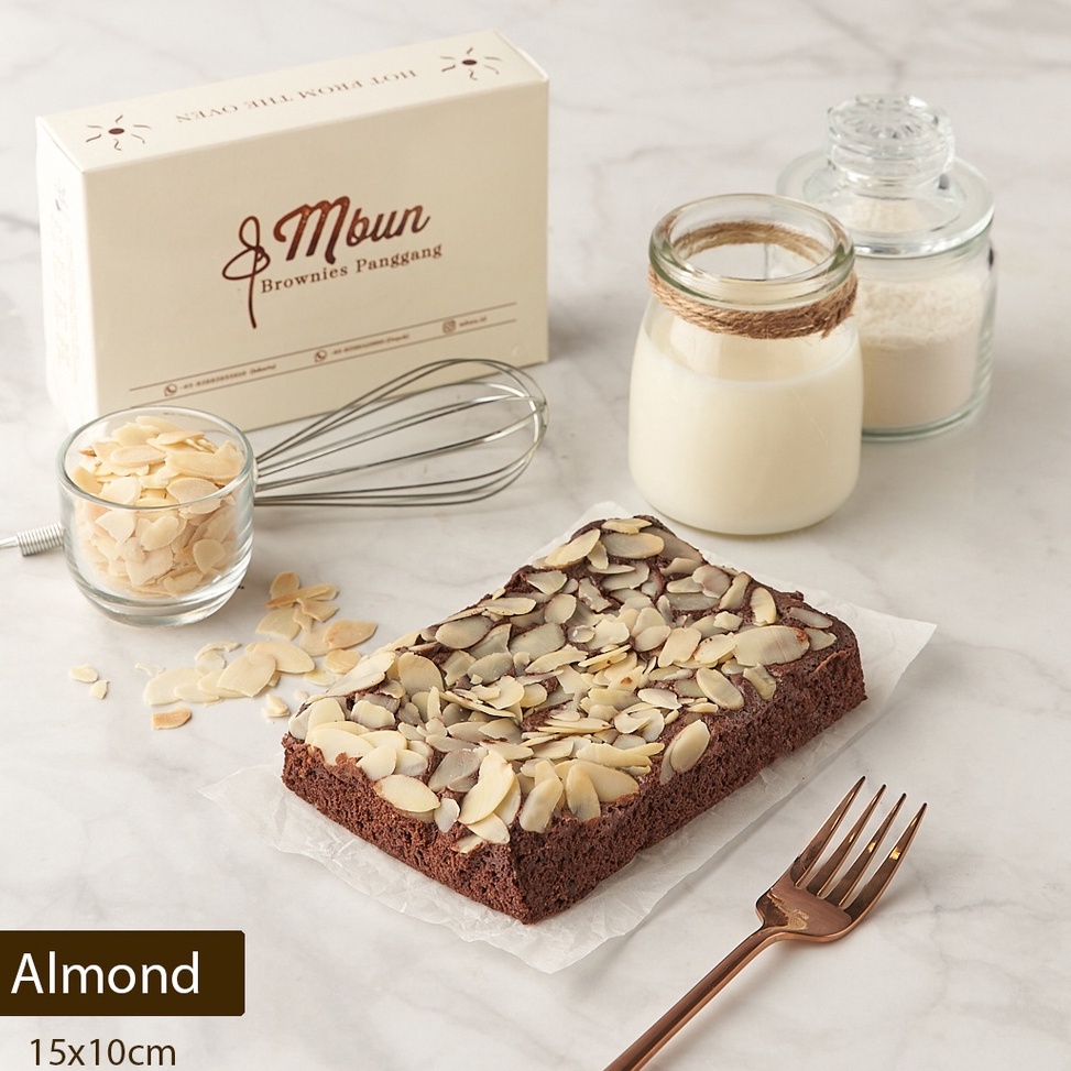 

LWQ649 Ready Stok Mbun Brownies Panggang Ukr 15x1 Brownies Panggang Brownies Melted Fudgy Brownies Coklat Keju Makanan Ringan