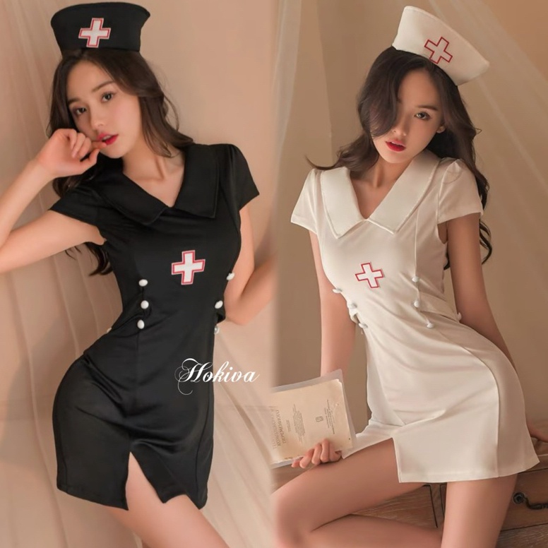 ART C99F 2 Sexy Lingerie Costume Nurse Baju kostum suster perawat  Lingerie cosplay suster costume s