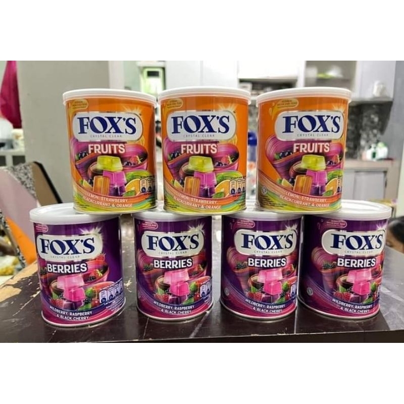 

Permen foxs kaleng 180 gram exp SEPT 2025