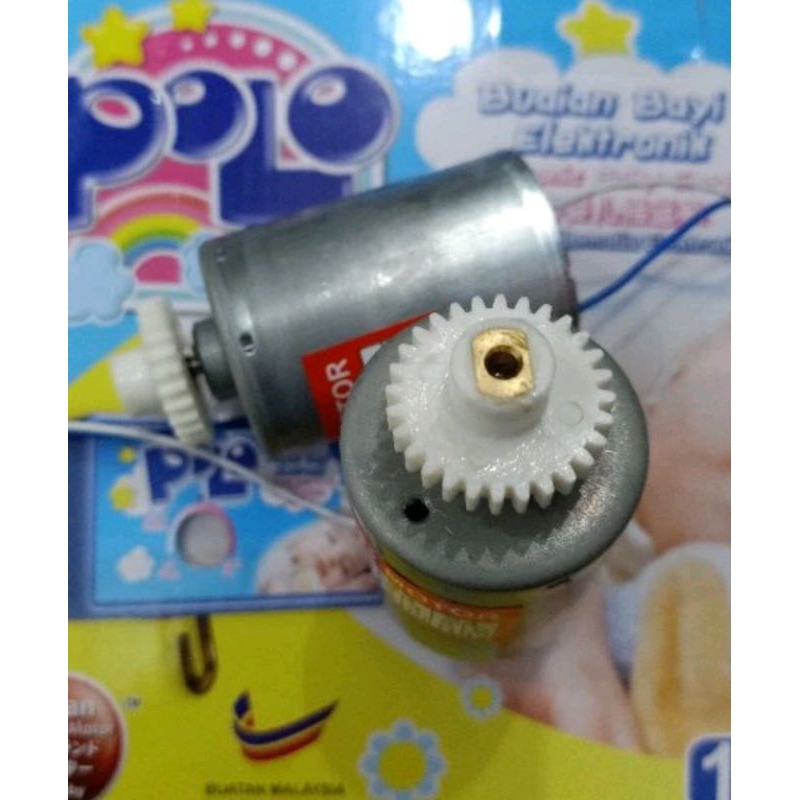 motor dinamo gear mesin ayunan bayi OTO POPO POLO PINPIN