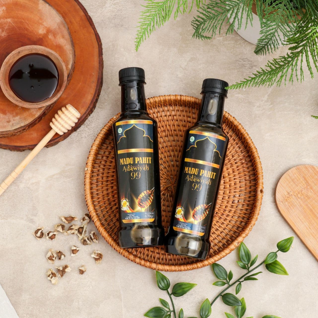 

Madu Hitam Pahit Adawiyah 99 Original | Herbal Kolestrol Asam Urat Rematik