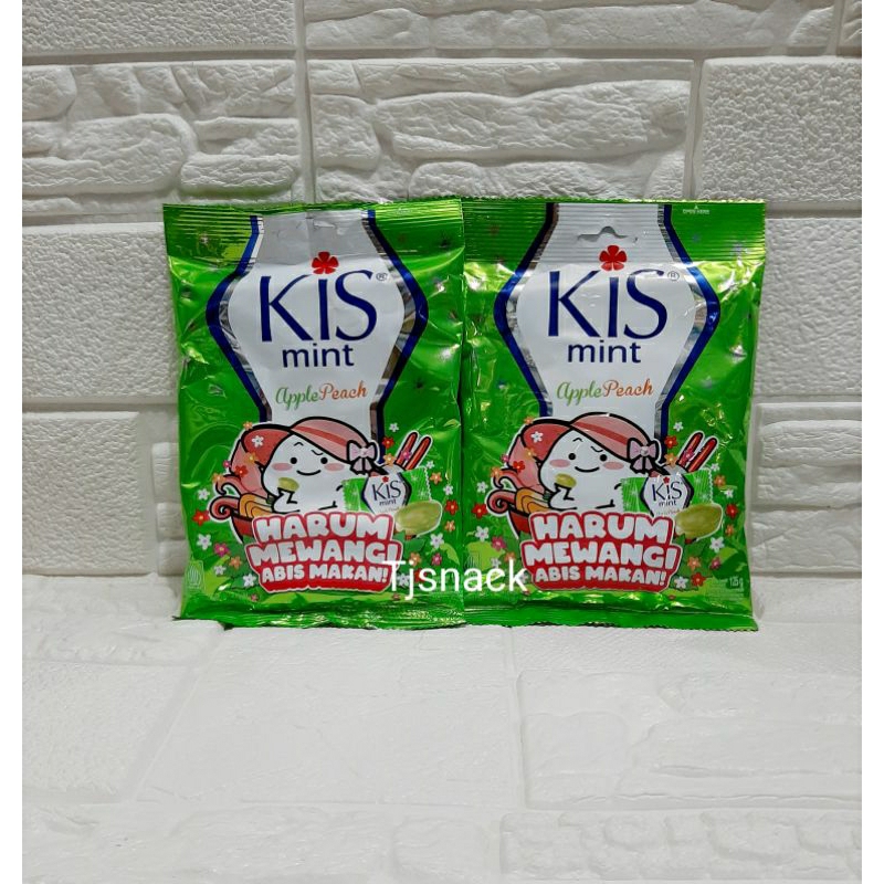 

Kis Mint Apple Peach Candy 125g