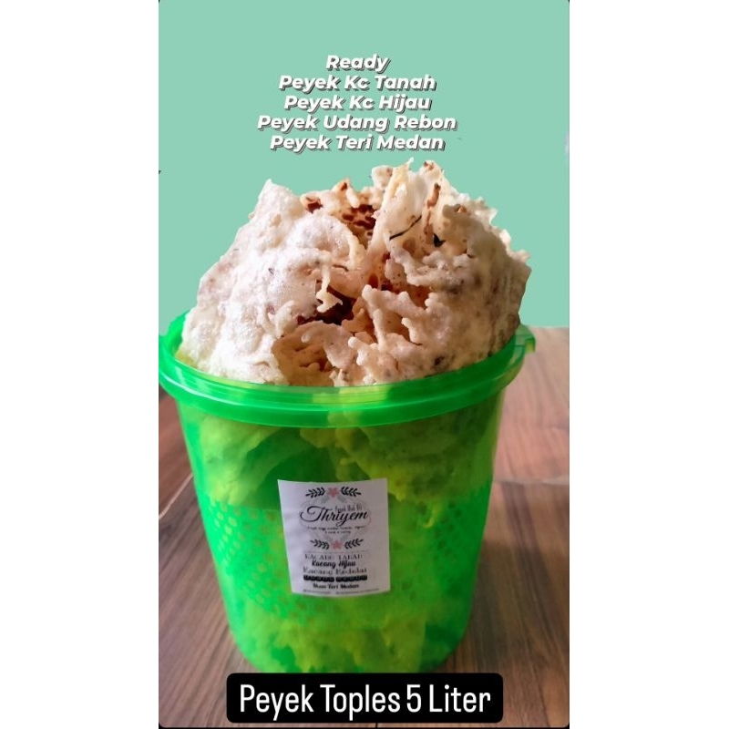 

PEYEK 5 LITER/PEYEK TOPLES JUMBO/REMPEYEK