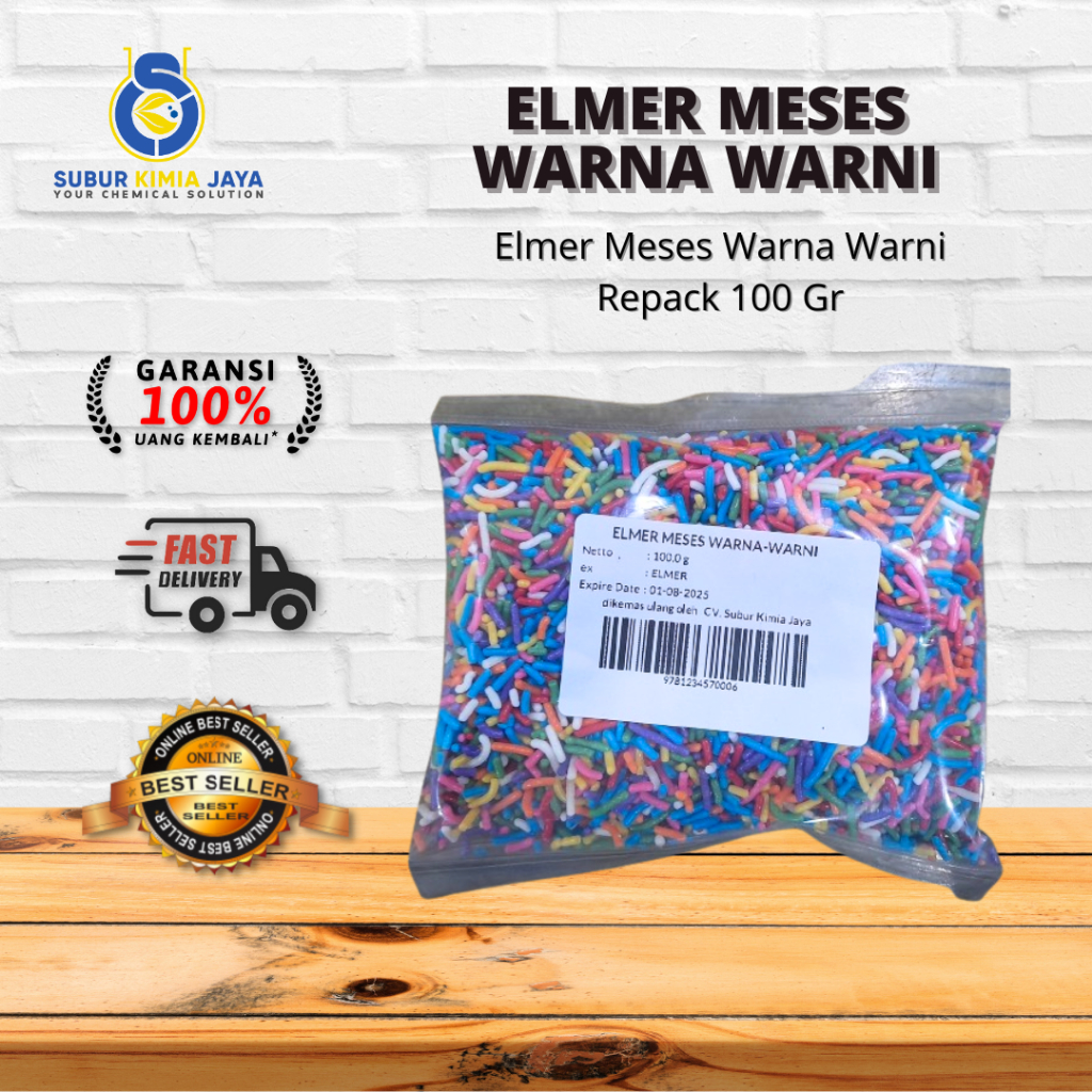 

Elmer Meses Warna Warni 100 Gr / Colorful Meses Elmer / Chocorice