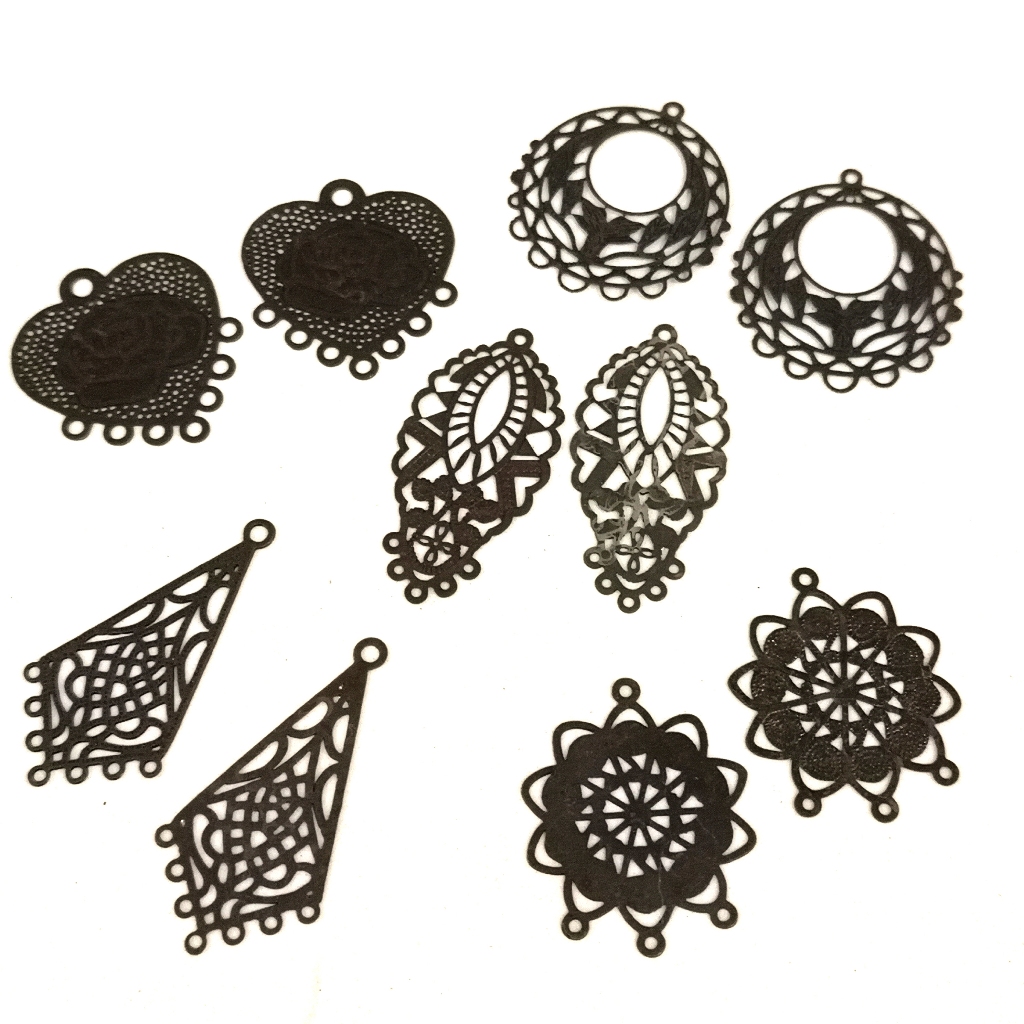HARGA/24pcs, Bahan Bandul Anting Vintage Bahan Aksesoris Craft Anting DIY