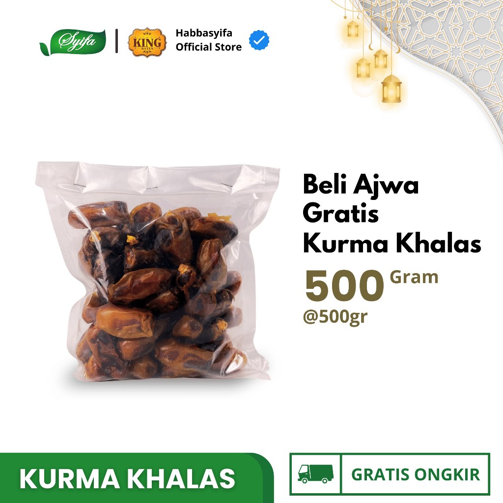 

Free Kurma Khalas 500 Gr Untuk Pembelian Kurma Ajwa