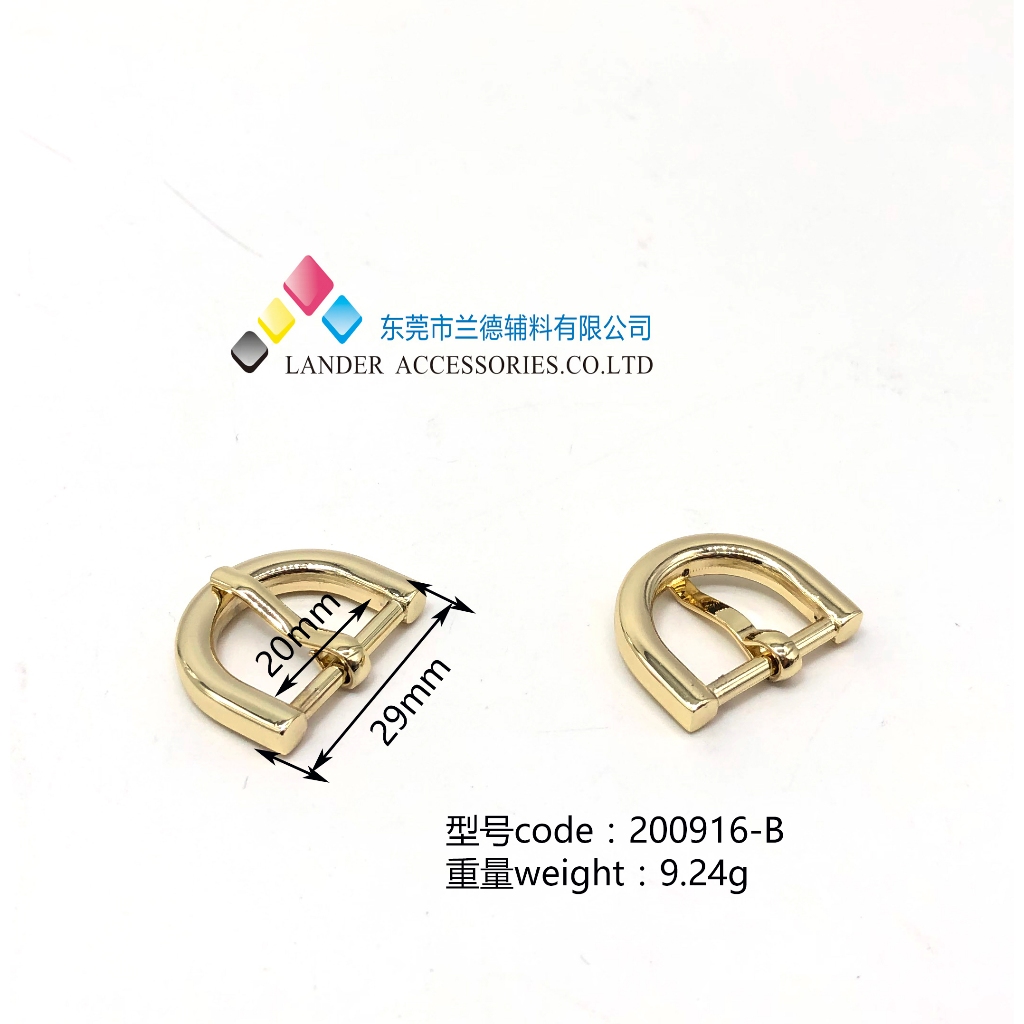 Buckle Bakel Gasper Gesper Kepala Ikat Pinggang Metal Alloy LANDER / Head Belt / 200916-B / Gold / 2