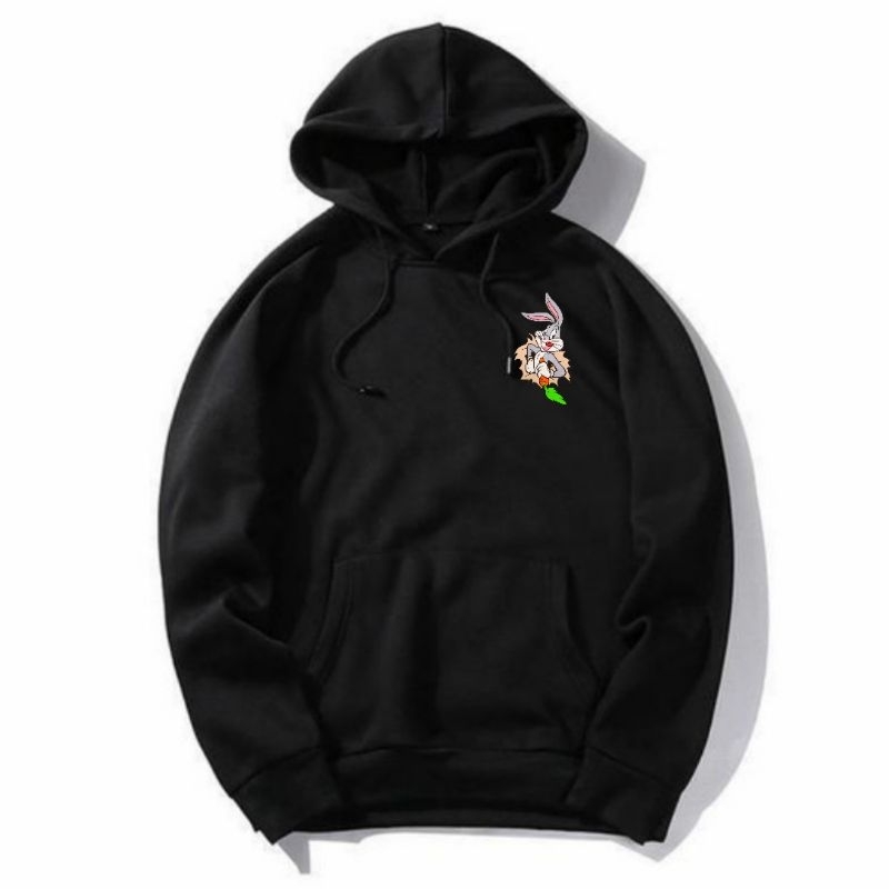 Bugs Bunny Hoodie Unisex Jaket Sweater Pria Hoodie wanita   L  XL  XXL