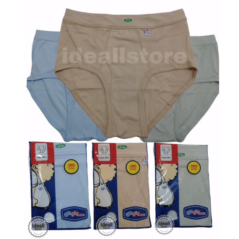 3pcs Gtman Jumbo  / Celana Gtman jumbo / Celana dalam pria gtman jumbo / Gtman Jumbo / Rider Jumbo /