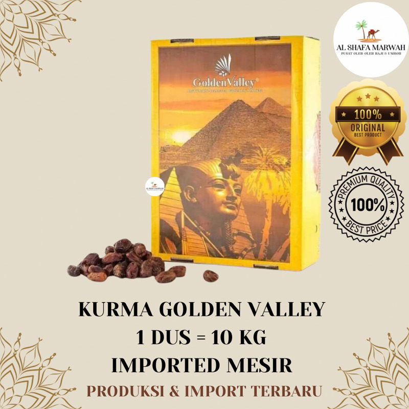 

Kurma Golden Valley 10 Kg | Golden Valley | Kurma Mesir Golden Valley