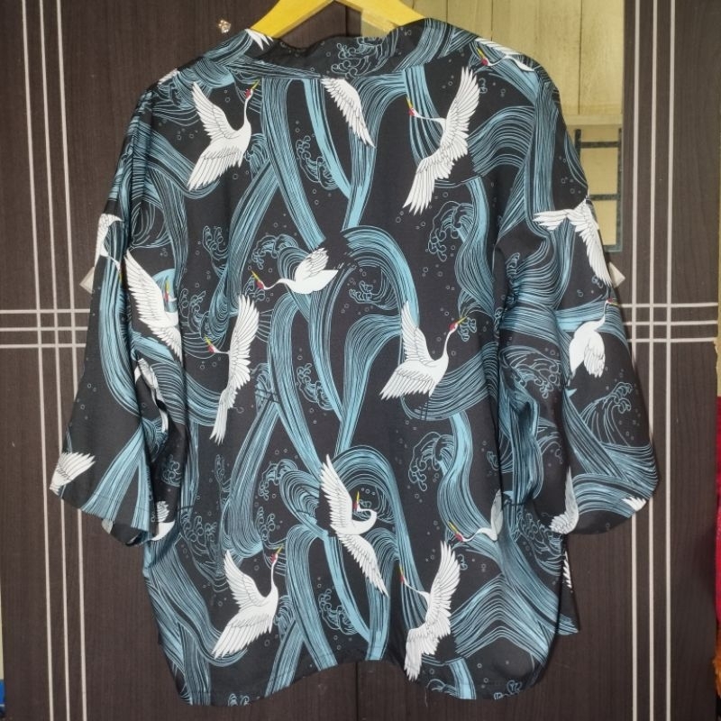 SUKAJAN/HAORI/OUTER JAPAN BIRU ANGSA