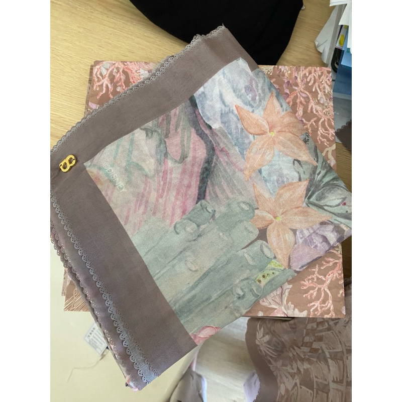 buttonscarves mermaid taupe XL new termurahh