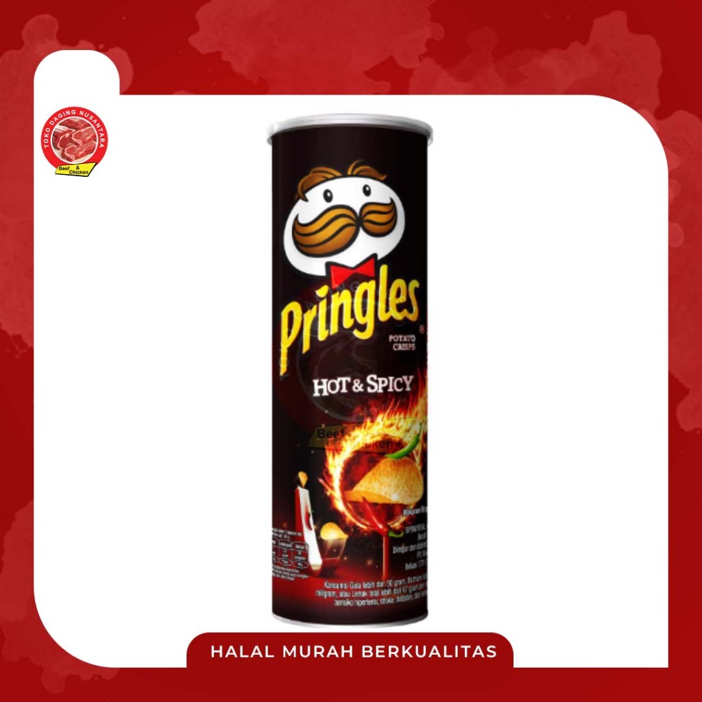 

PRINGLES HOT&SPICY 170GR