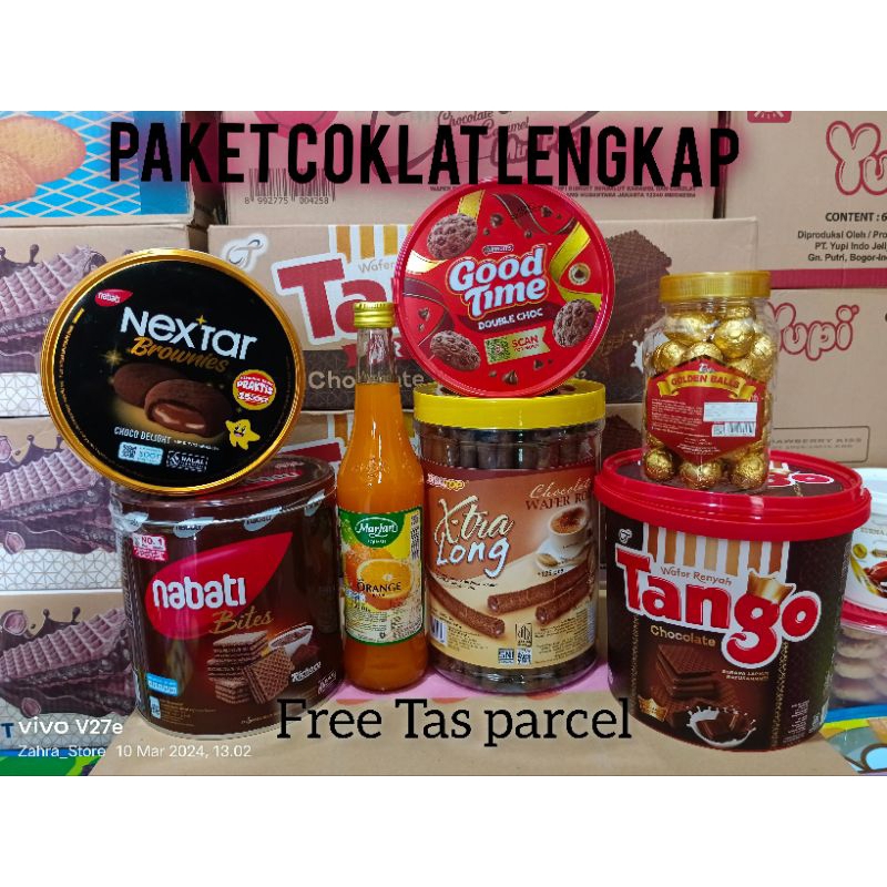 

PARCEL JAJAN LEBARAN / PAKET CINJO / PAKET COKLAT LENGKAP