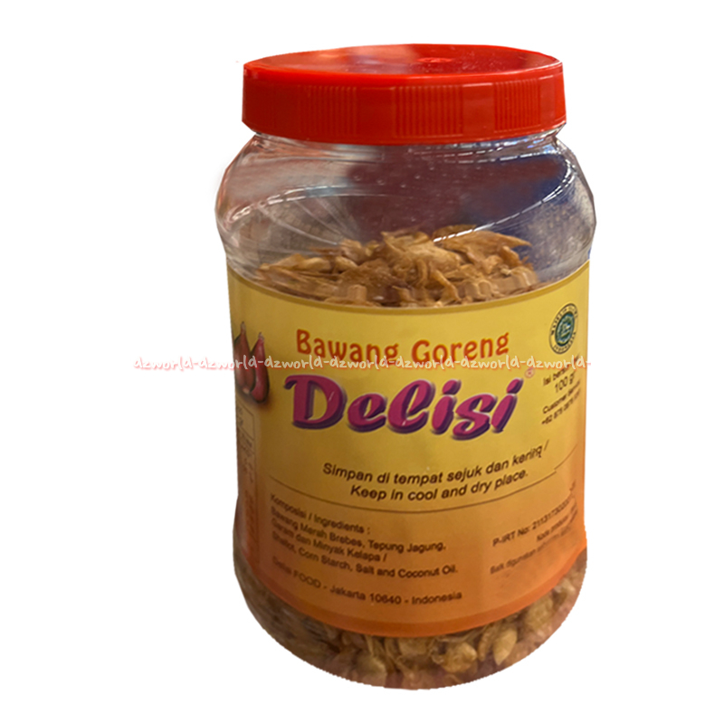 

Delisi Bawang Goreng 100gr Kemasan Botol Fried Onion Bottle