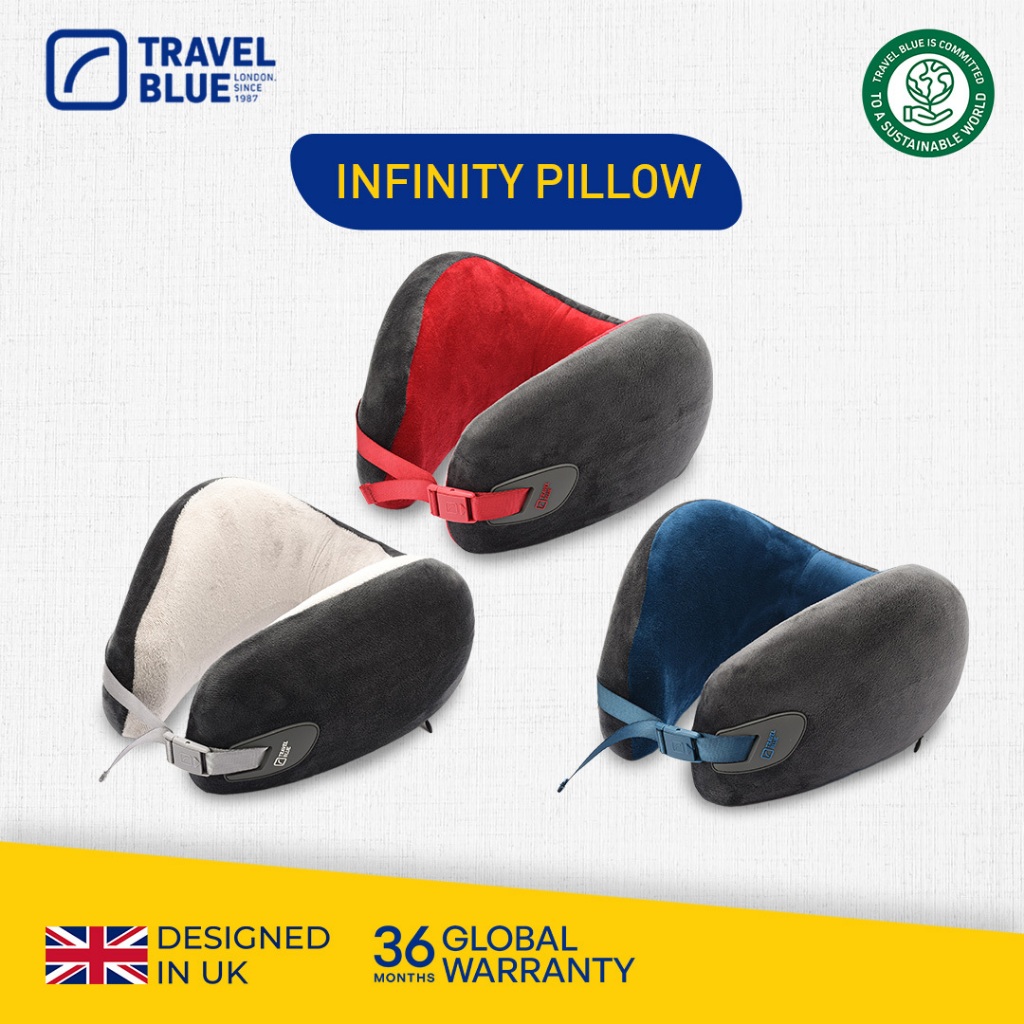 Travel Blue Bantal Leher Infinity Pillow TB209