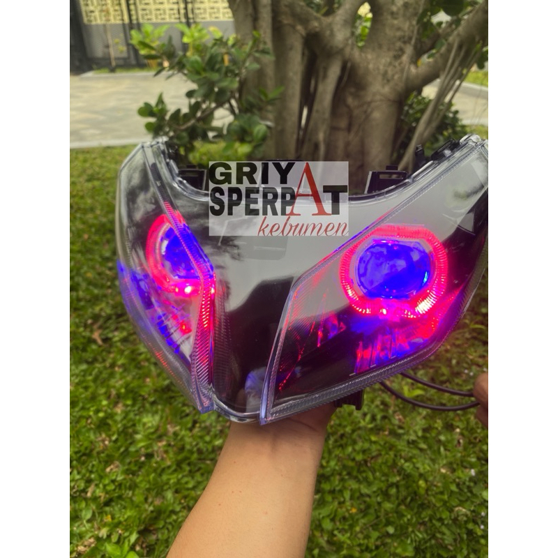 REFLEKTOR LAMPU DEPAN BILED MINI LED VARIO TECHNO 110 CBS