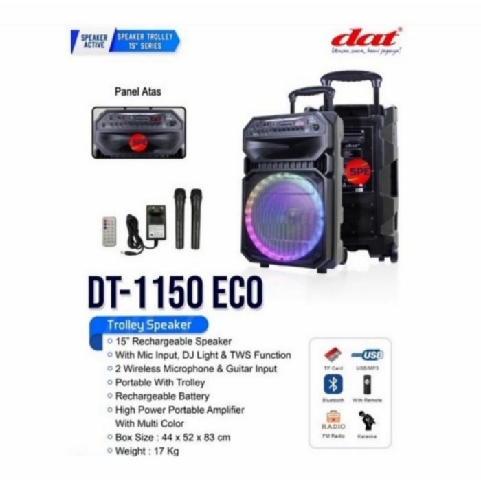 SPEAKER TROLLEY DAT DT 1150 ECO+ DT1150ECO+ ORIGINAL DAT  DT1150 ECO+