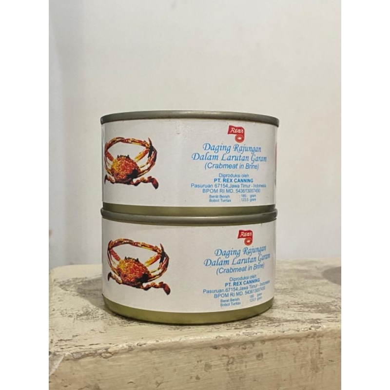 

Kepiting Ranjungan Kaleng Crab Can Rex Rexs Rex's Daging Ranjungan