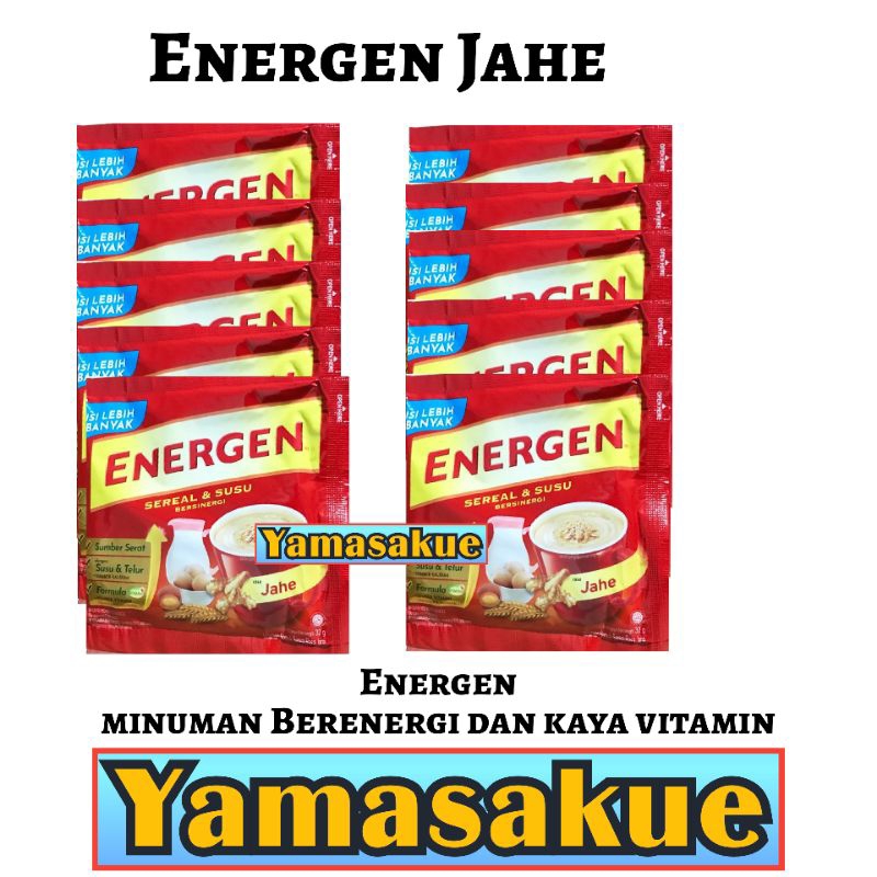 

Energen Jahe Kemasan Renceng ( 10 Sachet )