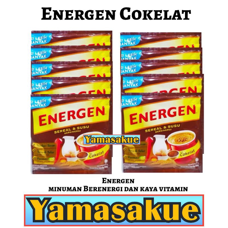 

Energen Cokelat kemasan Renceng ( 10 Sachet )