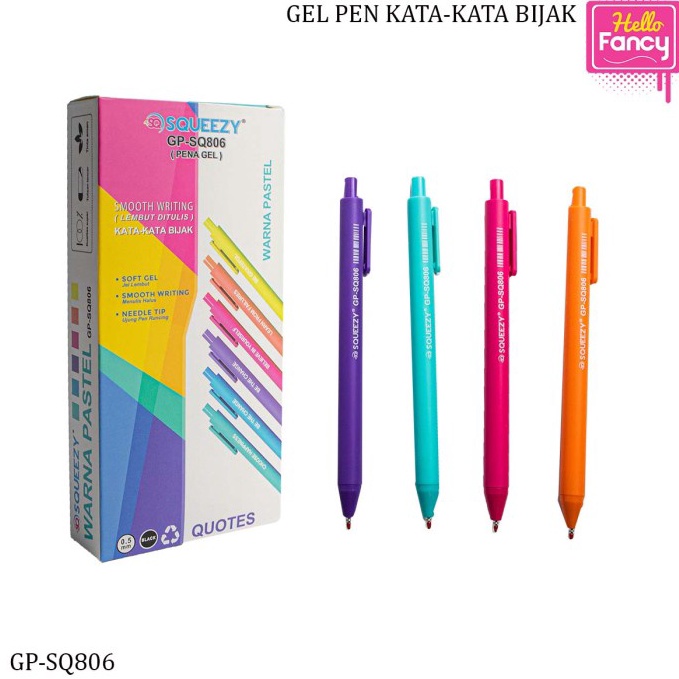 

Top Produk Pulpen Gel Tekan Warna Gel Pen Click Colour SQ 5mm SQ86 1Pck Y9A
