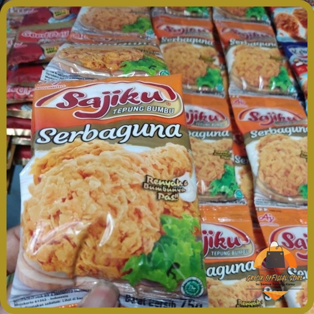 

Sajiku Tepung Serbaguna 75gr 1 renceng isi 10 pcs