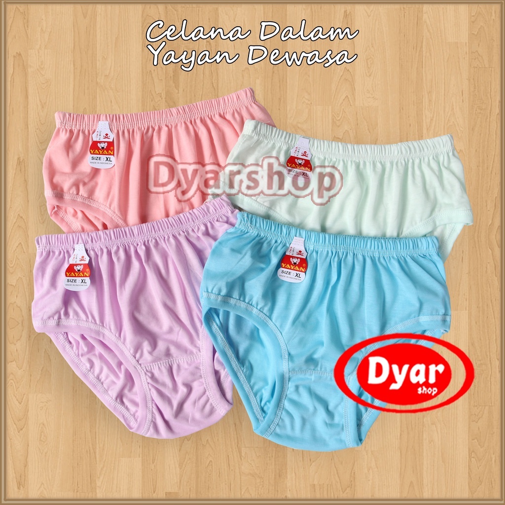 [ 3 pcs ] CD YAYAN MUDA Celana Dalam Wanita Dewasa Karet Kerut Murah Berkualitas - Dyarshop