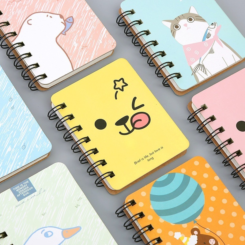 

Notebook Cute Character A7 Portable / Buku Catatan Bergaris Mini Diari Pengingat Tugas Anak Dewasa / Scrapbook Simple Aesthetic Motif